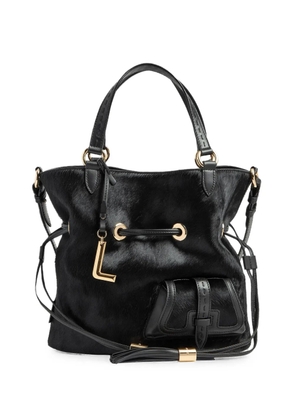 Lancel medium Premier Flirt leather bucket bag - Black