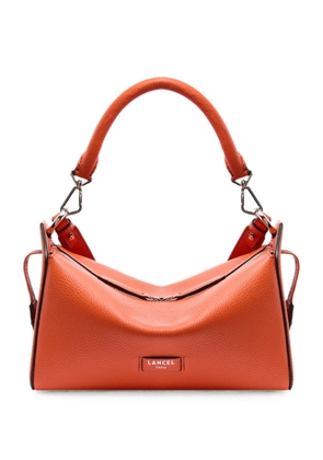Lancel Louison grained leather shoulder bag - Orange