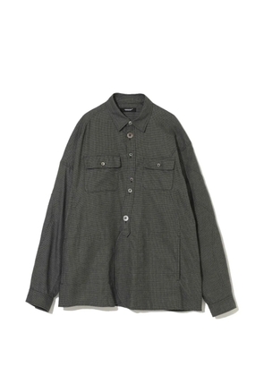 Undercover check-pattern shirt - Grey