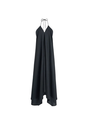 mare di latte Ivina halterneck asymmetric-hem dress - Green
