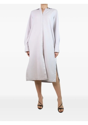 BAMFORD long-sleeve shirt dress - Grey