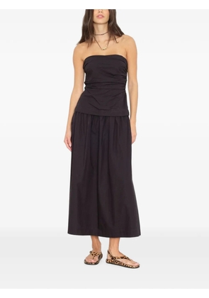 Xirena midi Ciara strapless ruched dress - Black
