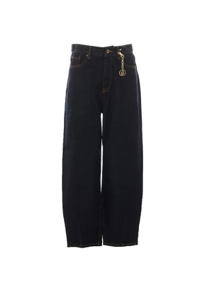 LIU JO logo-charm wide-leg jeans - Blue