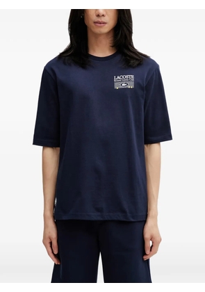 Lacoste x Roland Garros graphic-print T-shirt - Blue