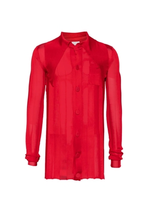 ROT The Queen ribbed-knit shirt - Red