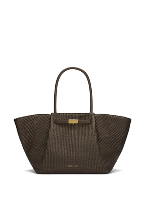 DeMellier New York raffia tote bag - Brown