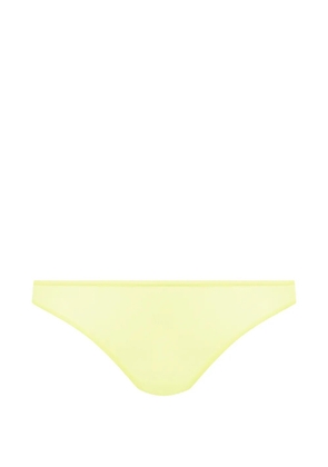 Maison Close Double Sens logo-print briefs - Yellow