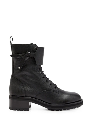Jimmy Choo Rosabel leather combat boots - Black