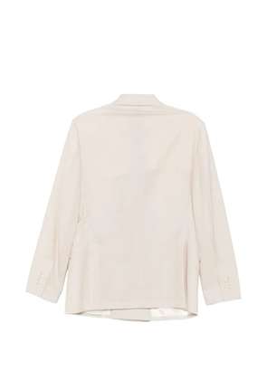 Lardini flower-pin double-breasted suit - Neutrals