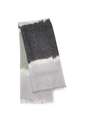 Denis Colomb Summer jacquard scarf - Black