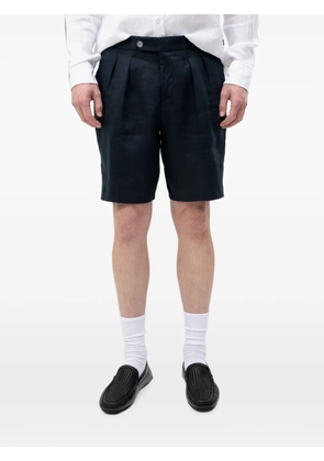 BOSS pleated tailored shorts - Blue