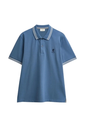 Pringle of Scotland piqué tipped polo shirt - Blue