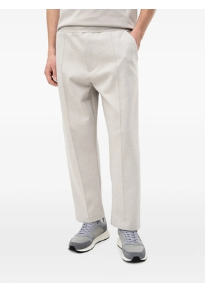 BOSS pin-tucked elasticated-waist trousers - Neutrals