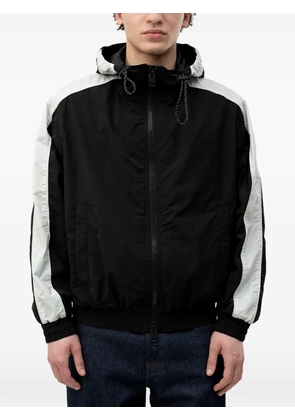 HUGO hooded panelled jacket - Black