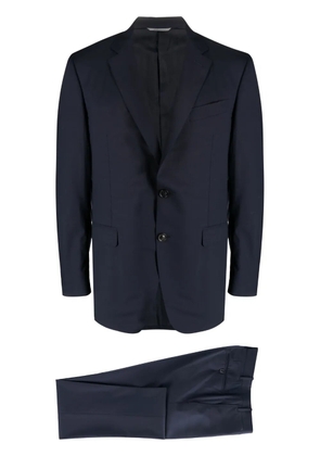 Canali single-breasted wool suit - Blue