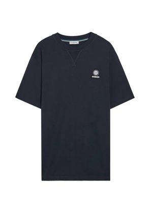 SANDBANKS logo-patch V-stitch T-shirt - Blue