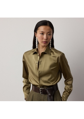 Adrien Relaxed Fit Satin Shirt