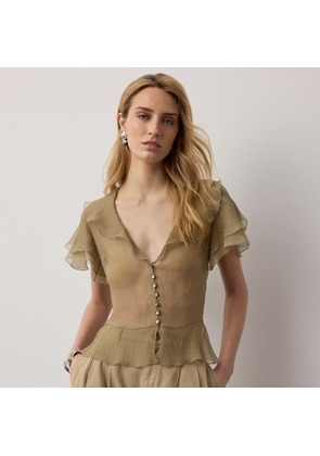 Kristina Crinkle Chiffon Blouse