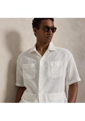Classic Fit Linen-Cotton Shirt