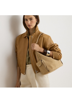 Suede Large Blaike Shoulder Bag