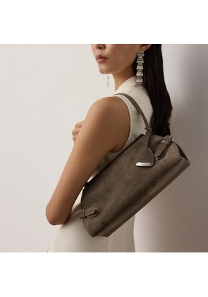 The  Ralph Lauren Small Calf-Suede Shoulder Bag