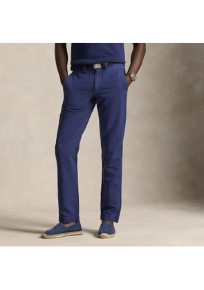 Straight Fit Linen-Cotton Trouser