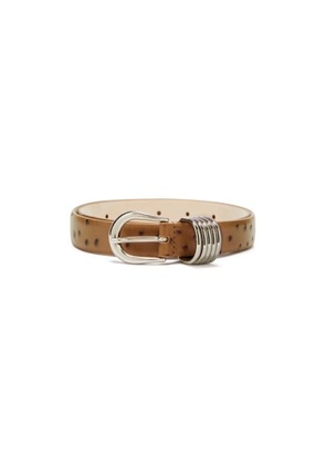 Hollyhock Ostrich belt