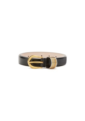 Hollyhock mixed-finish belt