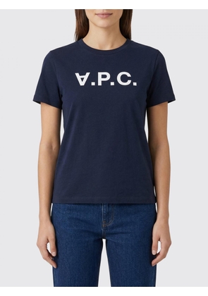 A. P.C. T-Shirt Woman color Blue