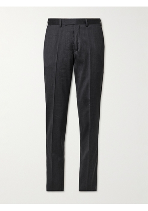 Mr P. - Philip Slim-Fit Wool-Twill Suit Trousers - Men - Gray - 28