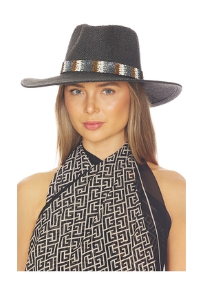 Nikki Beach Clarke Hat in Black.