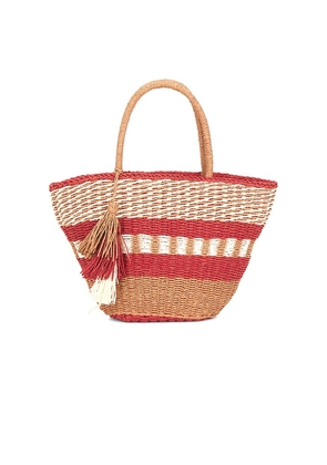 Nikki Beach Mallorca Tote Bag in Red.