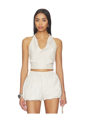 LAMARQUE Syeda Top in Cream. Size M. Also in S, XS.