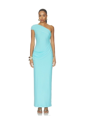 superdown Fleur Maxi Dress in Blue. Size L. Also in XXS, XS, S, M, XL.