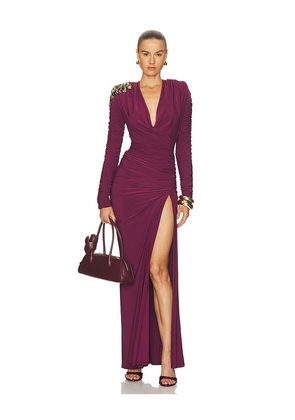 Zhivago The Fragile Night Gown in Burgundy. Size 10. Also in 2, 4, 6, 8, 12.