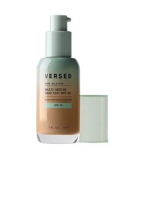 VERSED Skin Solution Multi-Serum Skin Tint SPF 40 in Tan.