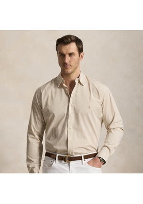 Big & Tall - Striped Stretch Poplin Shirt
