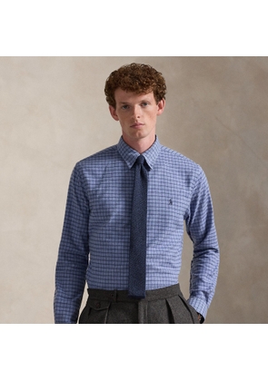 Custom Fit Plaid Performance Twill Shirt