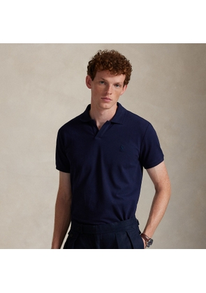 Custom Slim Fit Stretch Mesh Polo Shirt