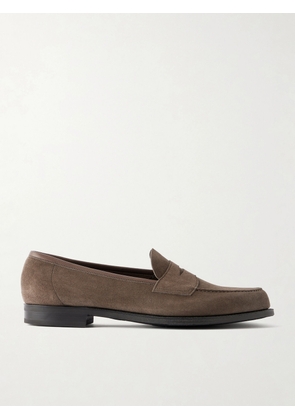 Edward Green - Pimlico Suede Penny Loafers - Men - Brown - UK 7