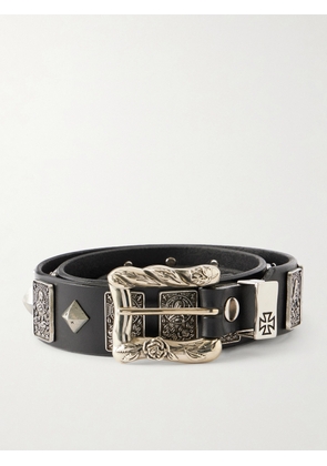 Enfants Riches Déprimés - St.Teresa 6cm Studded Leather Belt - Men - Black - EU 80