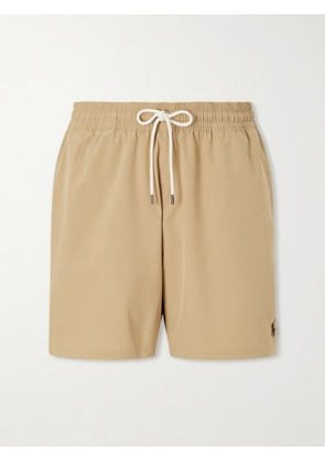 Polo Ralph Lauren - Traveler Straight-Leg Recycled Swim Shorts - Men - Neutrals - XS