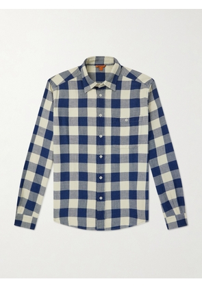 Barena - Checked Cotton-Twill Shirt - Men - Blue - IT 46