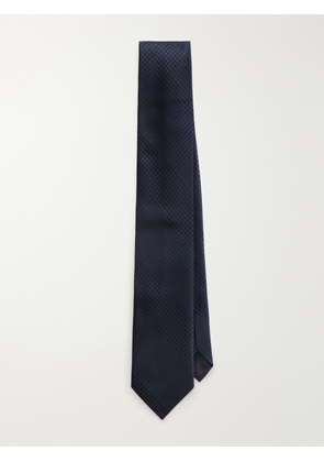 TOM FORD - 7cm Prince of Wales Checked Silk-Jacquard Tie - Men - Blue