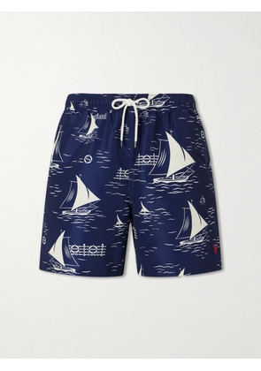 Polo Ralph Lauren - Printed Straight-Leg Mid-Length Swim Shorts - Men - Blue - XS