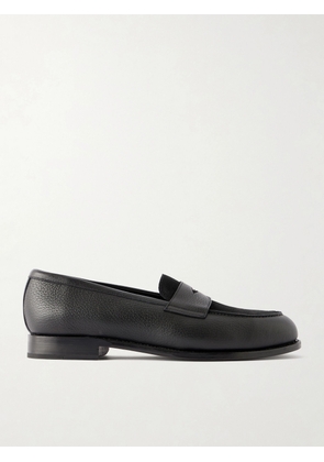 MORJAS - The Penny Loafer-Leather Flats - Men - Black - EU 40