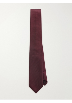 TOM FORD - 7cm Silk-Jacquard Tie - Men - Red