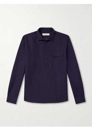 Orlebar Brown - Cesare Linen and Cotton-Blend Shirt - Men - Blue - S