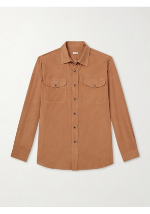 Caruso - Cotton-Corduroy Shirt - Men - Brown - S