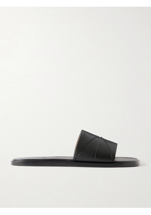 LOEWE - Origami Leather Sandals - Men - Black - EU 40